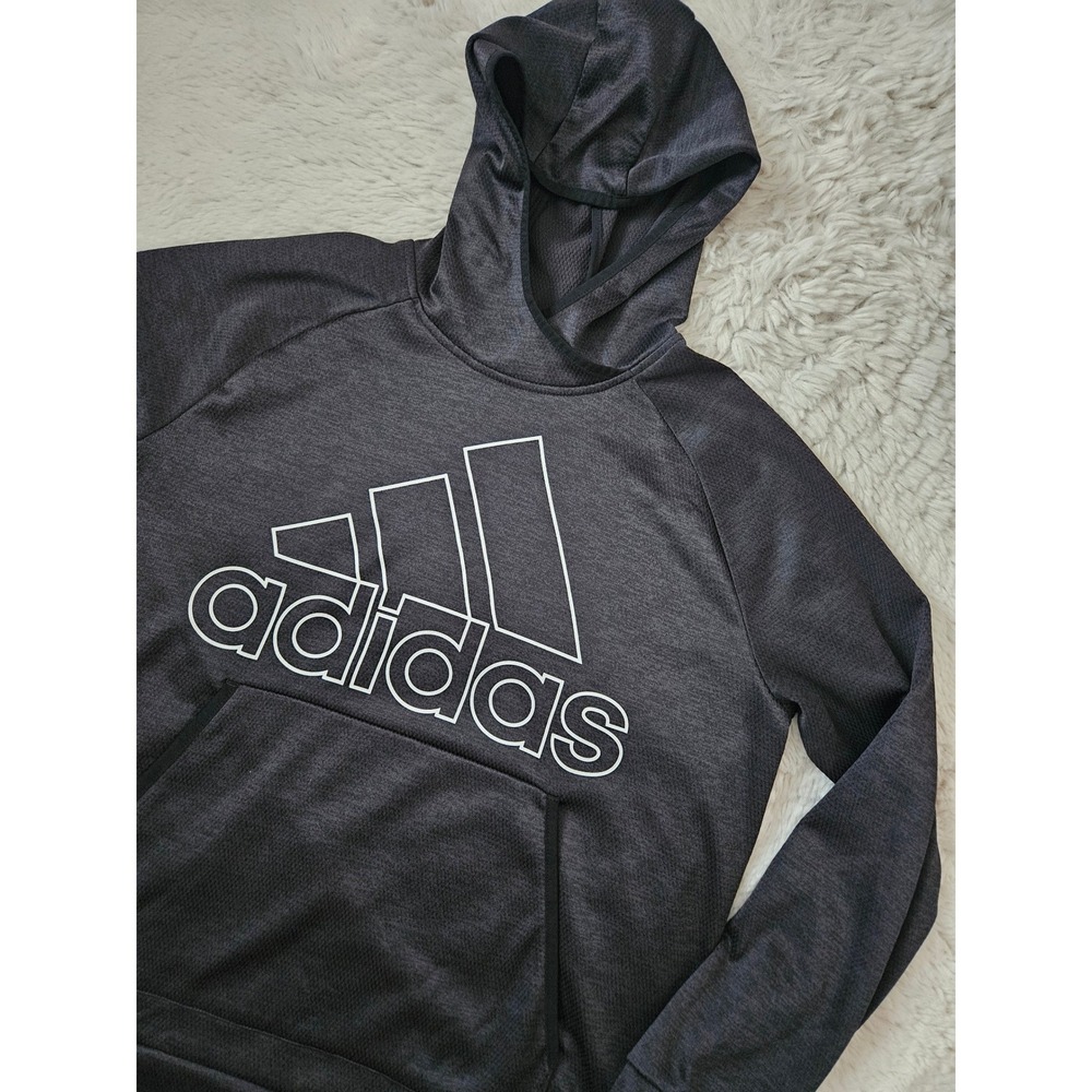 Adidas Climawarm Women's Athletic Hoodie Black Size XL Large Pocket